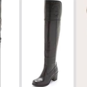 Frye Kendall Over the Knee Black Boots